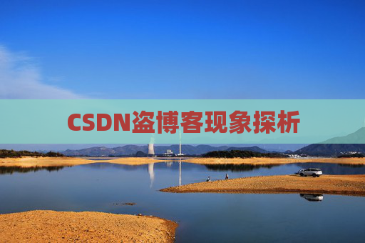 CSDN盗博客现象探析